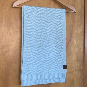 NWT C.C Green/Blue Diamond Weave Soft Scarf
